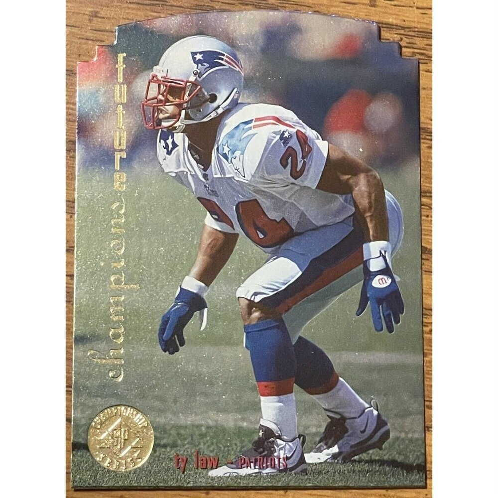 Ty Law 1995 UD SP Championship Die-Cut Rookie Card #30 Patriots RC HOF